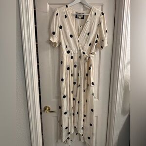 Anthropology Maeve brand. Polka dot dress.